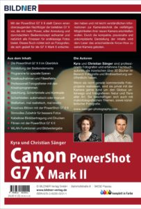 Canon PowerShot G7 X Mark II - Buchrueckseite