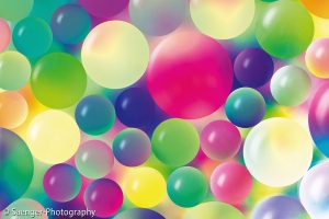 Öltropfen auf Wasser