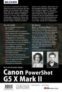 Handbuch Canon PowerShot G5 X Mark II