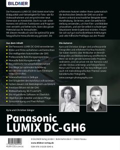 Panasonic LUMIX DC-GH6 Handbuch