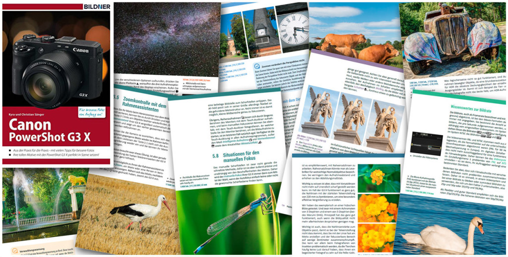 Canon PowerShot G3X: Blick ins Buch