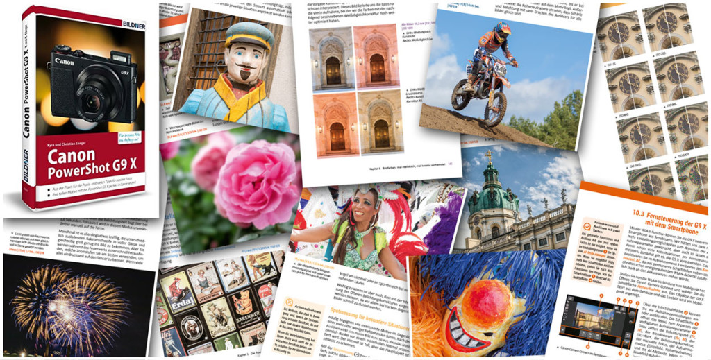 Canon PowerShot G9 X - Blick ins Buch