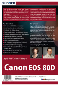 Canon EOS 80D Buchrückseite