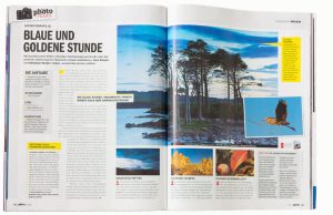 Digitalphoto: Blaue & goldene Stunde