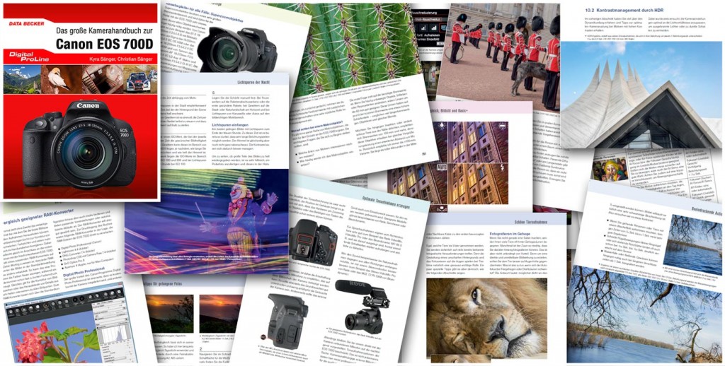 Auszüge aus dem großen Kamerahandbuch zur Canon EOS 700D
