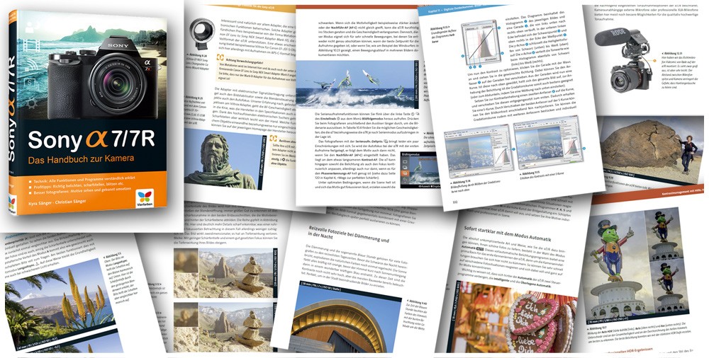 Auszüge aus dem Kamerahandbuch zur Sony alpha 7/7R